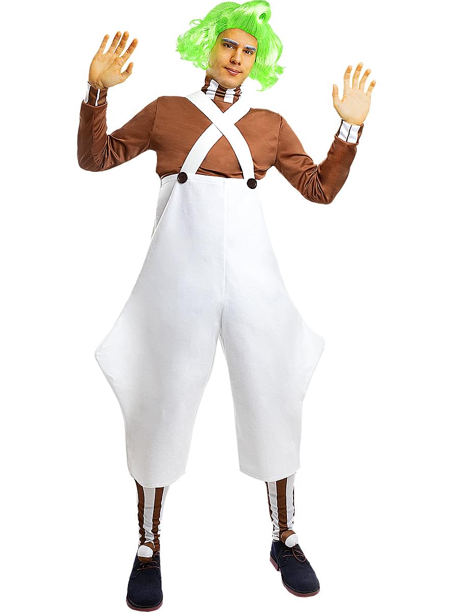 Oompa Loompa Kostüm Charlie und die Schokoladenfabrik Funidelia