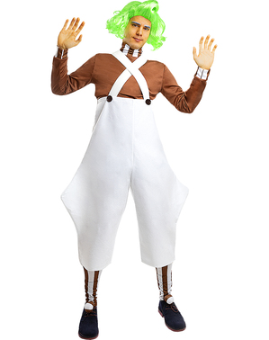Oompa Loompa Kostume - Charlie og Chokoladefabrikken