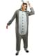 Disfraz de hipopótamo onesie para adulto