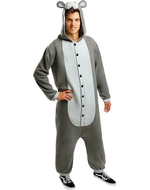 Костюм onesie – хипопотам