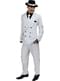 1920s Gangster Costume in White