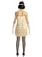 1920-Luvun Flapper-Puku Kultaisena