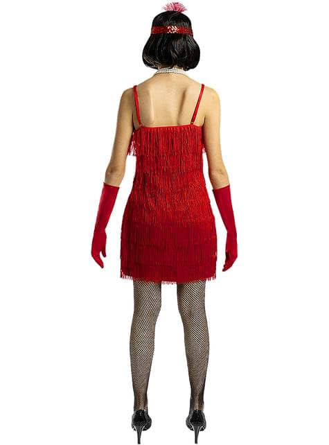Shop 1920s Dresses - Beaded Off Shoulder Flapper Dress | BABEYOND