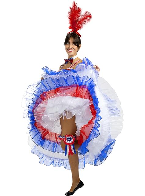 Déguisement luxe pompom girl rouge femme
