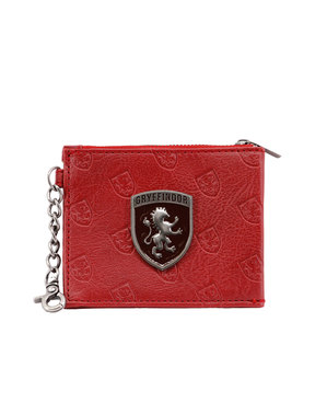 Czarny portfel na karty Gryffindor - Harry Potter Emblem Collection