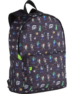 Minecraft Black Backpack