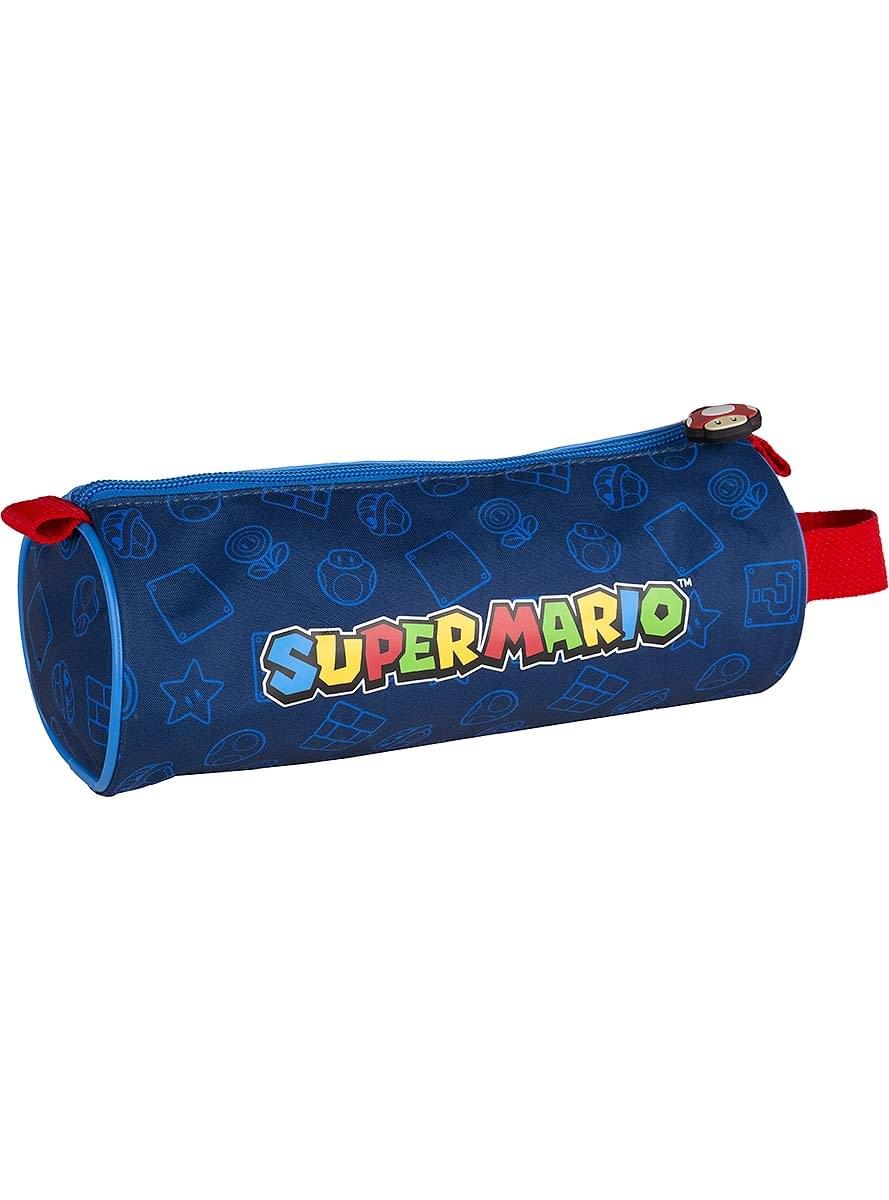 Super Mario und Luigi Federmappe rund