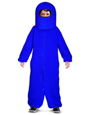 Among Us Impostor Blue Costume for Boys