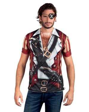 Fotorealistisches Piraten T-Shirt für Herren