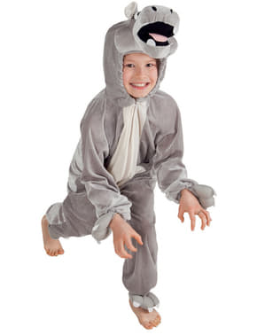 Kids's Stuffed Hippopotamus Costume