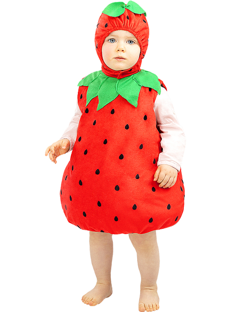Erdbeer Kostüm für Babys