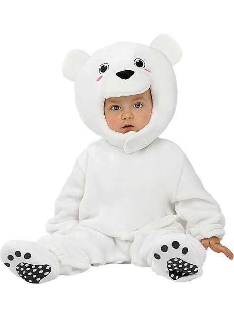 Disfraz de Oso Polar para bebé 