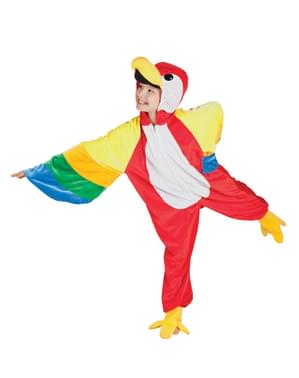 Costum de papagal de pluș pentru copii