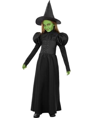 Böse Hexe des Westens Kostüm für Mädchen - Der Zauberer von Oz