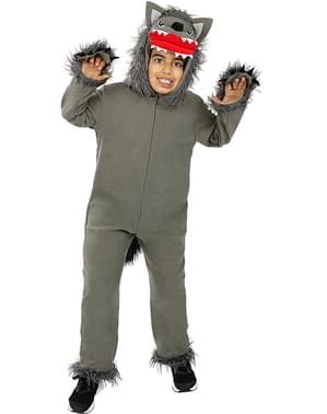 Costum de lup gri pentru copii