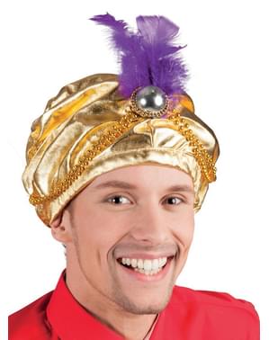 Arabic Turban with Feather for Men