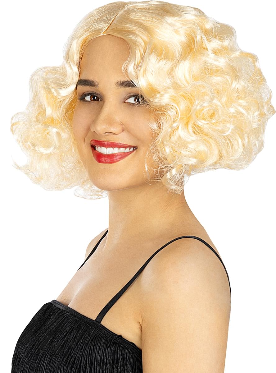 Perruque blonde années 20