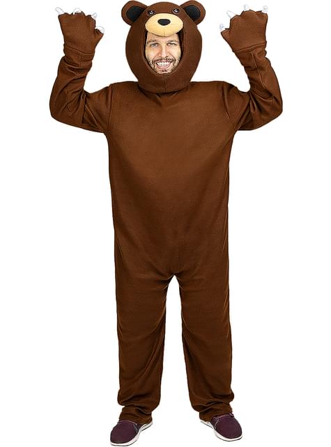 Grizzly Bear Costume for Adults. Express delivery | Funidelia