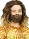 Peruca de Aquaman com barba para menino