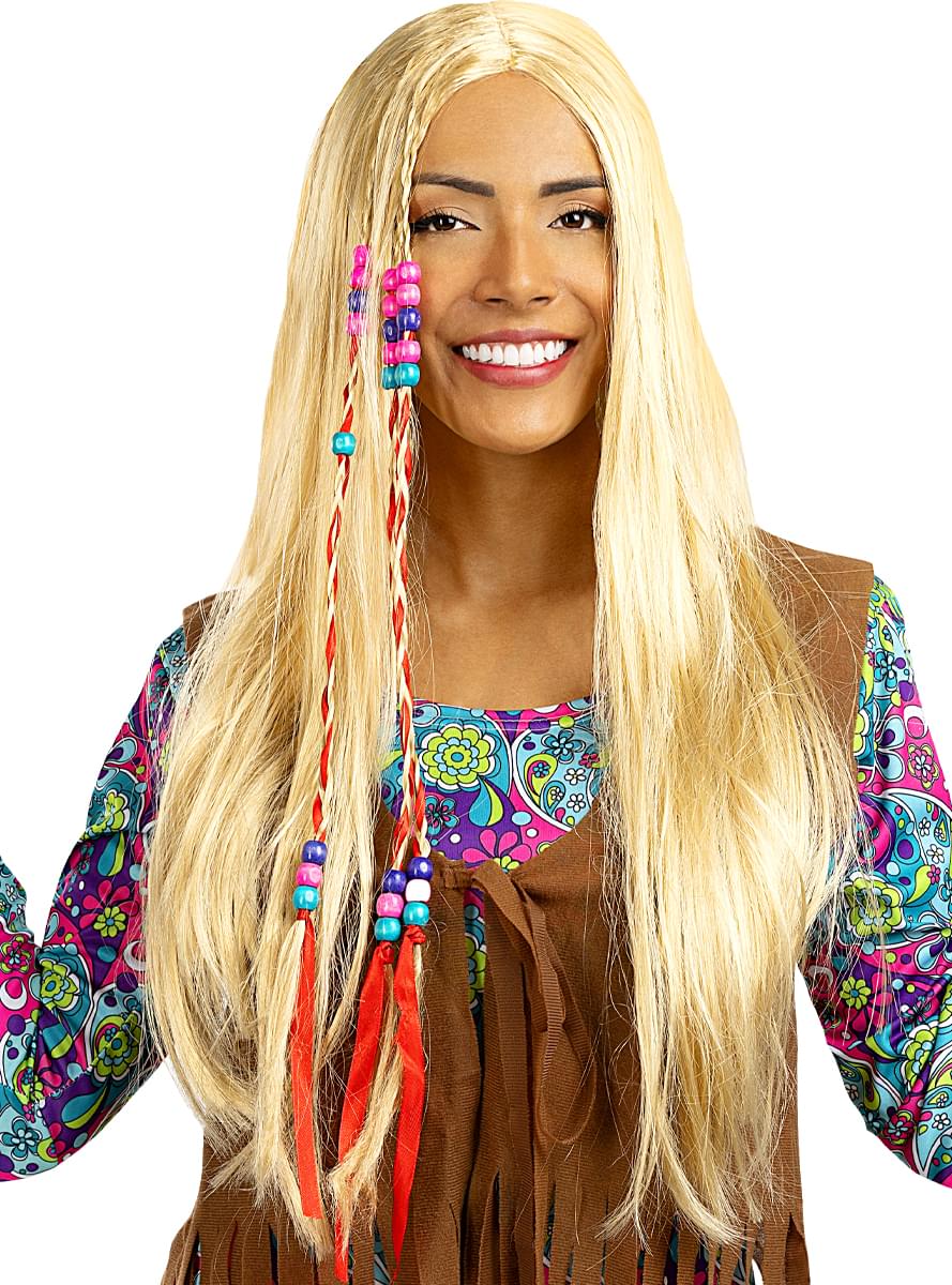 Hippie Perücke blond