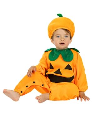 Costum de dovleac pentru bebeluși