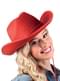 Cappello da cowboy da rodeo rosso per adulto