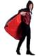Mantello da Conte dracula reversibile con cappuccio per adulto