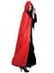 Omkeerbare cape met capuchon Graaf Dracula voor volwassenen