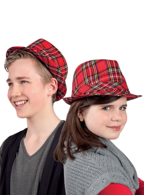 Sombrero escocés de cuadros infantil - para tu disfraz