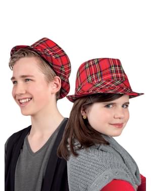 Çocuğun Kontrol İskoç şapkası