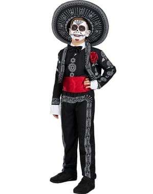 Fantasia Halloween Menino Mariachi Esqueleto Mexicano Infant em
