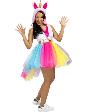 Costume Unicorno Bambina Carnevale Vestito Principessa Con Corno Fata -  Taglia 120 - 5-6 anni