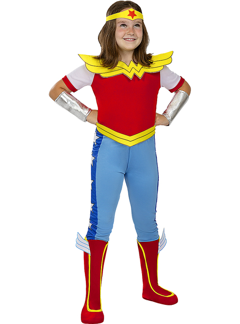 Costume di Wonder Woman DC Super Hero Girls per bambina. I più divertenti