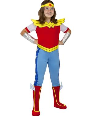 Costum Wonder Woman DC Super Eroi pentru fete