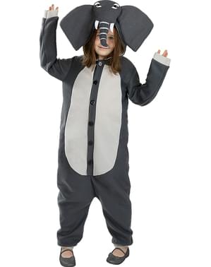 Elephant onesie kostumer fyrir börn