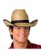 Chapéu de vaqueiro de palha para adulto