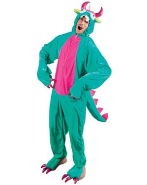 Grønt monsterkostume til voksne
