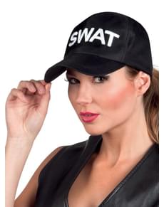 Boné de SWAT preto para adulto