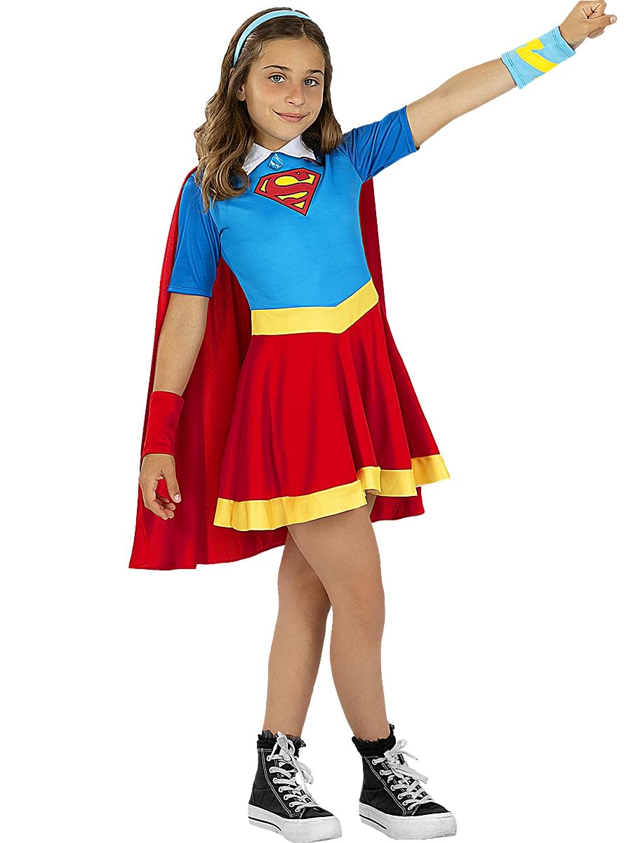 Maskeraddräkt Supergirl DC Super Hero Girls för barn