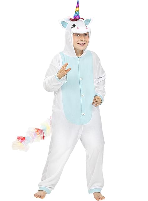 Senator Besparing voorstel Blauw Eenhoorn Onesie Kostuum voor kinderen. De coolste | Funidelia