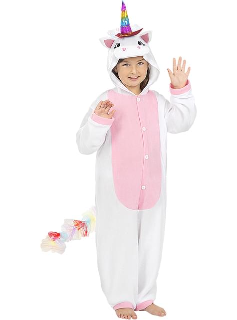 Pink Unicorn Onesie Costume for Kids. Express delivery | Funidelia
