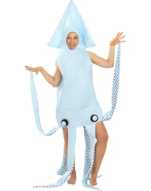 Blæksprutte Kostume til voksne