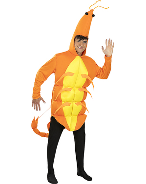 Krevetový kostým pre dospelých