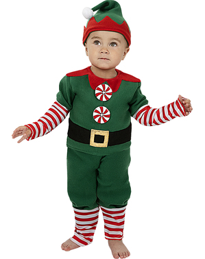 Costum de elf bebeluș