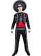 Disfraz de Día de los Muertos para hombre talla grande