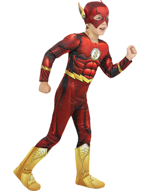 Muskuløs The Flash Kostyme til Gutter - The Flash