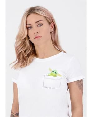 Mandalorian Baby Yoda T -shirt til Kvinder - Star Wars