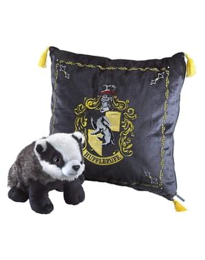 Almofada e peluche de Hufflepuff - Harry Potter