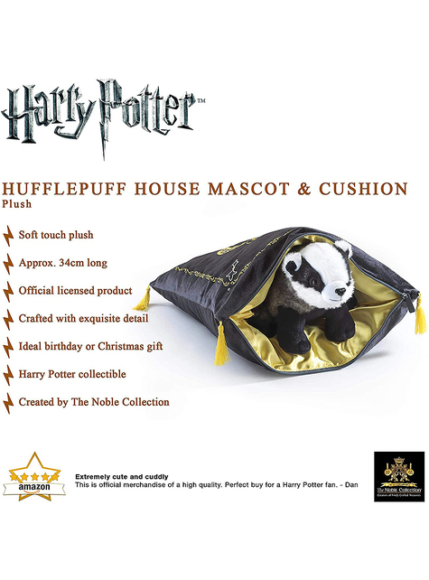 Hufflepuff Cushion and Plush Toy - Harry Potter
