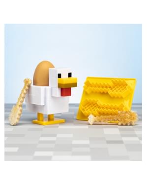 Minecraft Chicken Egg Cup and Toast Cutter
